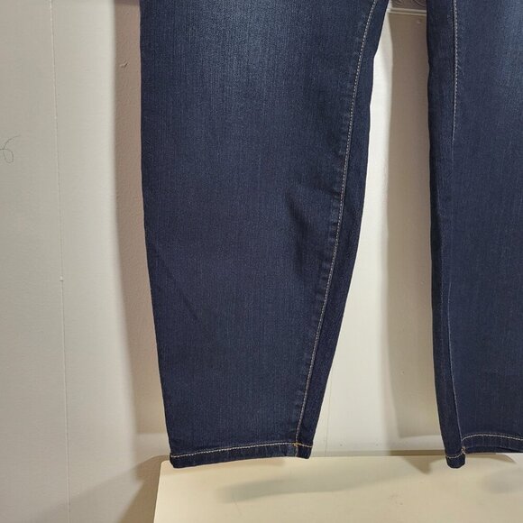 Torrid Lean Jean 4R Size 26 Dark Wash Denim Blue Faded Pull On Skinny Jeans - Picture 4 of 13